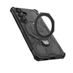 Samsung Galaxy S26+ Magnetiskt Skal Roterande Metallstativ Stötsäkert PC + TPU mobil Baksida