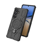 Samsung Galaxy S26+ Magnetiskt Skal Roterande Metallstativ Stötsäkert PC + TPU mobil Baksida