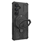 Samsung Galaxy S26+ Magnetiskt Skal Roterande Metallstativ Stötsäkert PC + TPU mobil Baksida