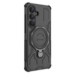 Samsung Galaxy S26+ Magnetiskt Skal Roterande Metallstativ Stötsäkert PC + TPU mobil Baksida