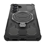 Samsung Galaxy S26+ Magnetiskt Skal Roterande Metallstativ Stötsäkert PC + TPU mobil Baksida
