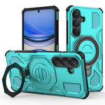 Samsung Galaxy S26+ Magnetiskt Skal Roterande Metallstativ Stötsäkert PC + TPU mobil Baksida