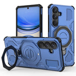 Samsung Galaxy S26+ Magnetiskt Skal Roterande Metallstativ Stötsäkert PC + TPU mobil Baksida