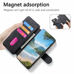 CASENEO MW-03 Detachable Wallet Case For Honor 400 Smart 5G  /  400 Smart 4G  /  X7d 4G  /  X7d 5G Leather + TPU Phone Cover
