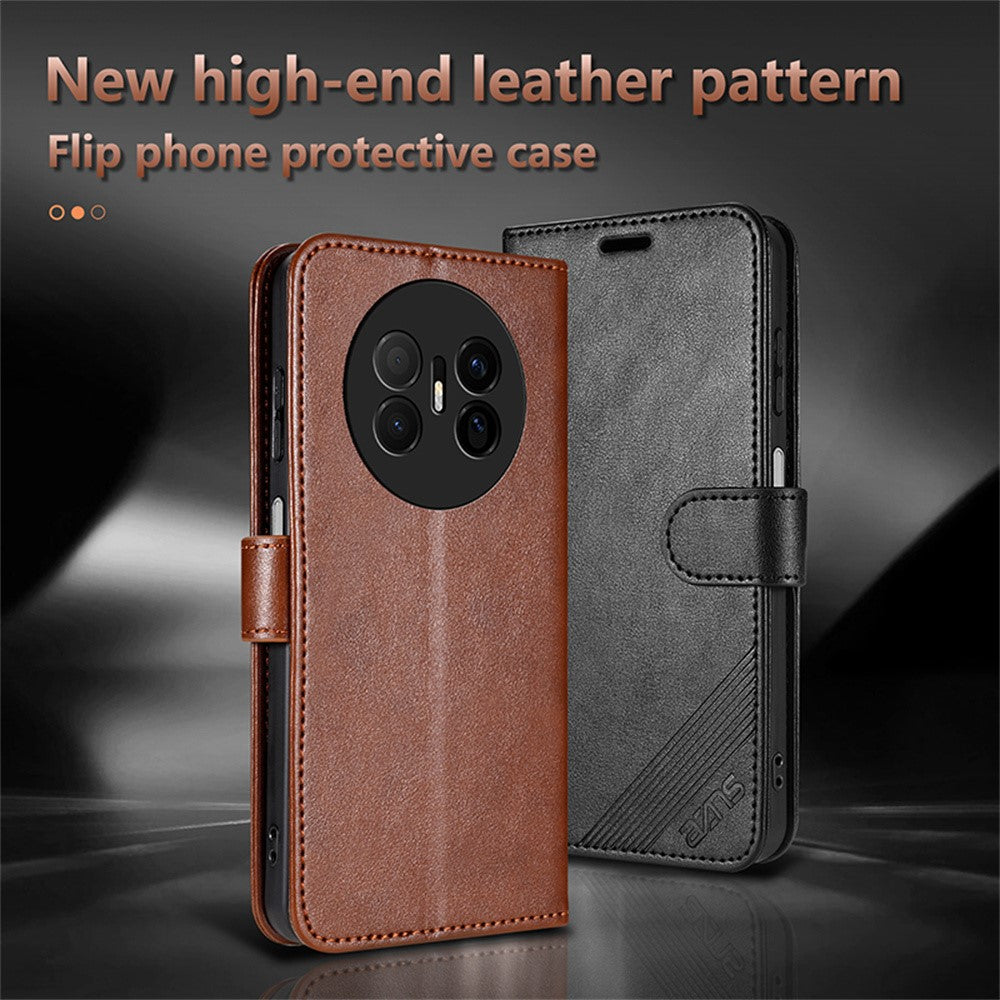 AZNS For Huawei Mate 70 Air Case Anti-Scratch PU Leather Stand Wallet Phone Cover