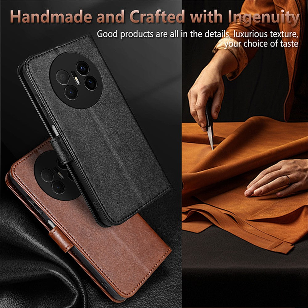 AZNS For Huawei Mate 70 Air Case Anti-Scratch PU Leather Stand Wallet Phone Cover