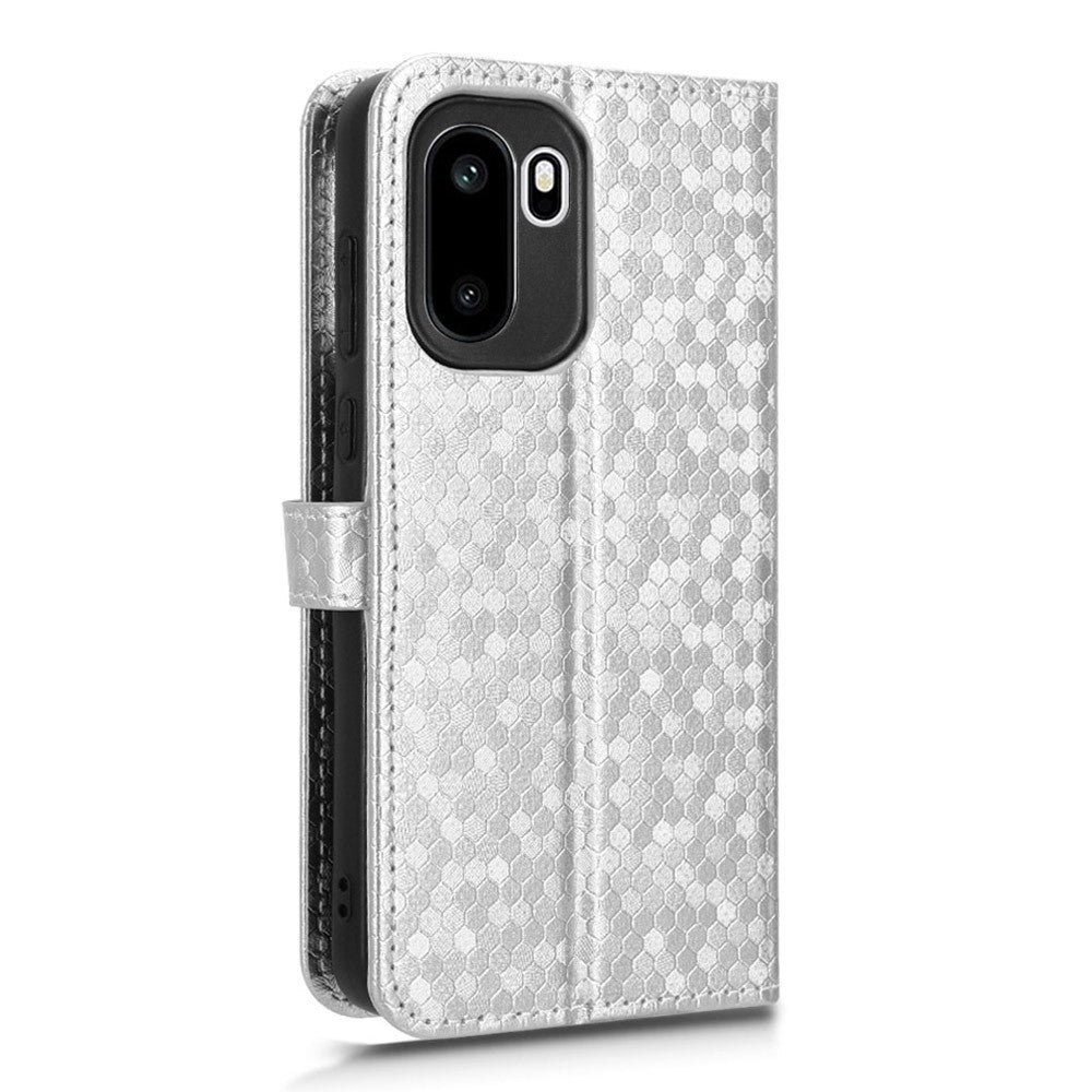 Plånboksfodral för OnePlus 15R 5G / Ace 6T 5G / Ace 6 5G prickmönster avtryck PU-lädermobilskal med handledsrem