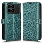 For Xiaomi Redmi K90 5G Wallet Case Dot Pattern Imprint PU Leather Phone Cover with Wrist Strap