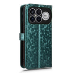 For Xiaomi Redmi K90 Pro Max 5G Wallet Case Dot Pattern Imprint PU Leather Phone Cover with Wrist Strap