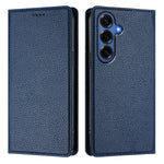 Plånboksfodral för Samsung Galaxy S26+ med RFID-blockerande läder i litchi-textur