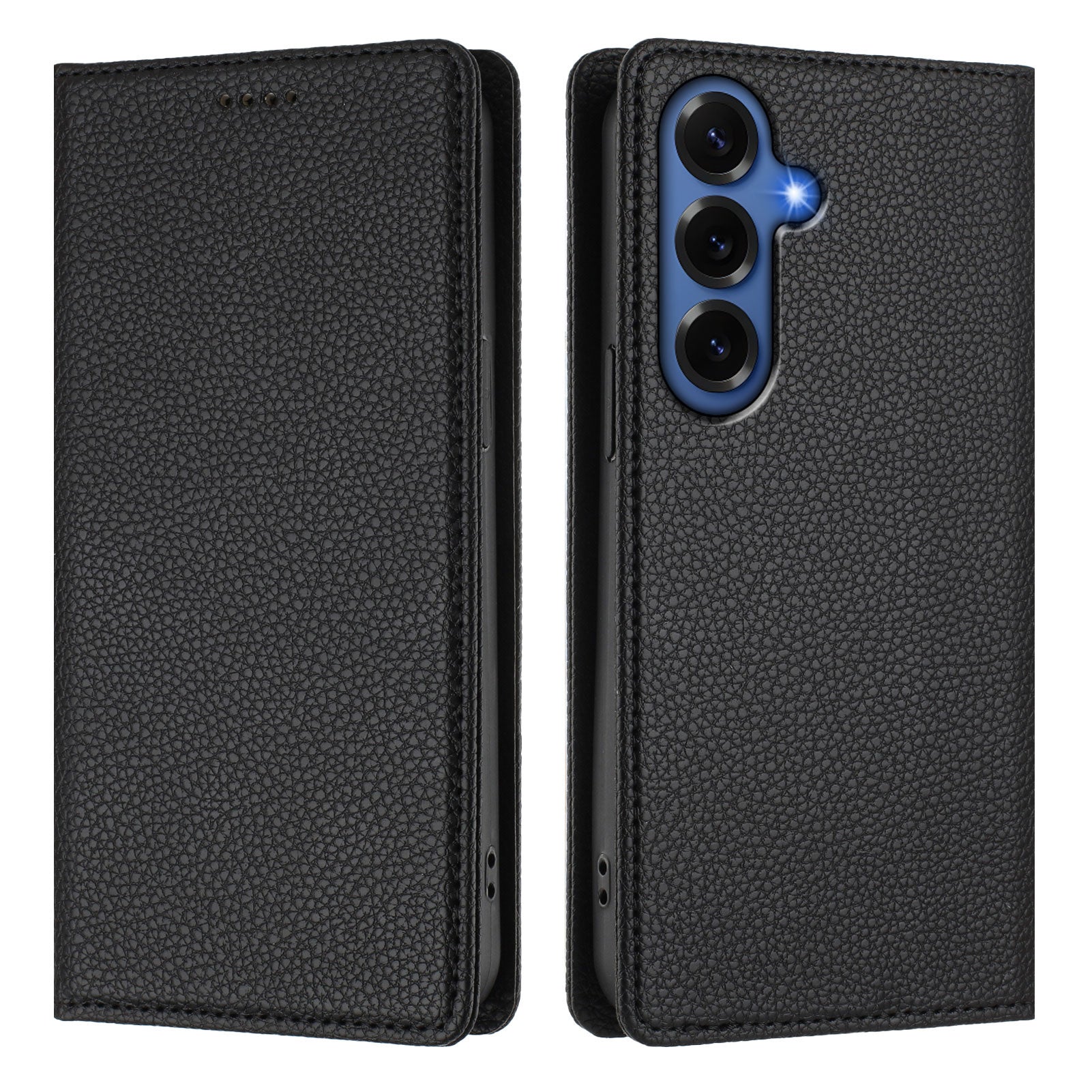 For Samsung Galaxy S26+ Wallet Case RFID Blocking Litchi Texture Leather Mobile Cover