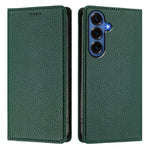 Plånboksfodral för Samsung Galaxy S26+ med RFID-blockerande läder i litchi-textur