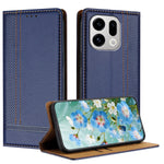 For Oppo Find X9 5G Case L-Shaped Grid Pattern Leather Stand Phone Cover with Card Slots