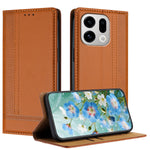 For Oppo Find X9 5G Case L-Shaped Grid Pattern Leather Stand Phone Cover with Card Slots