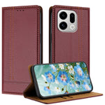 For Oppo Find X9 5G Case L-Shaped Grid Pattern Leather Stand Phone Cover with Card Slots