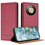 For Honor X70 5G / Honor Magic8 Lite 5G / Honor X9d 5G Case L-Shaped Grid Pattern Leather Stand Phone Cover with Card Slots