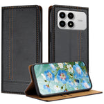 For Xiaomi Poco F8 Pro 5G / Redmi K90 5G / Redmi K100 Pro 5G (China) Case L-Shaped Grid Pattern Leather Stand Phone Cover with Card Slots