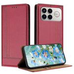 For Xiaomi Poco F8 Ultra / Redmi K90 Pro Max 5G / K100 Pro Max 5G (China) Case L-Shaped Grid Pattern Leather Stand Phone Cover with Card Slots