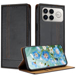 For Xiaomi Poco F8 Ultra / Redmi K90 Pro Max 5G / K100 Pro Max 5G (China) Case L-Shaped Grid Pattern Leather Stand Phone Cover with Card Slots