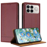 For Xiaomi Poco F8 Ultra / Redmi K90 Pro Max 5G / K100 Pro Max 5G (China) Case L-Shaped Grid Pattern Leather Stand Phone Cover with Card Slots