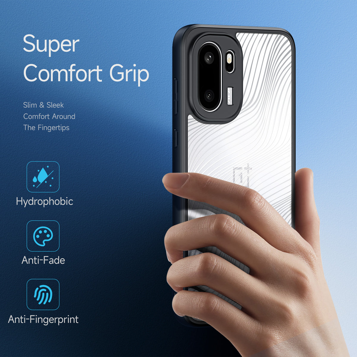 DUX DUCIS Aimo Series TPU+PC-mat, skridsikkert mobilcover til OnePlus Ace 6 5G / OnePlus Ace 6T 5G / OnePlus 15R 5G (REACH-certificering)