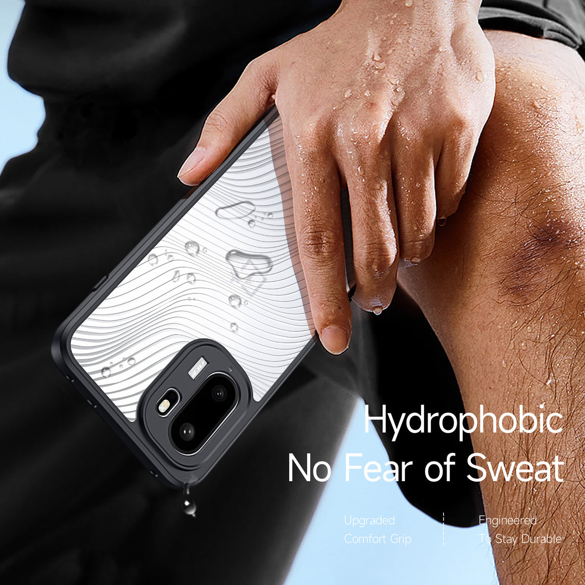DUX DUCIS Aimo Series TPU+PC-mat, skridsikkert mobilcover til OnePlus Ace 6 5G / OnePlus Ace 6T 5G / OnePlus 15R 5G (REACH-certificering)