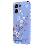For Oppo A6 Pro 5G Case Butterfly Floral Pattern Printing TPU Phone Back Cover