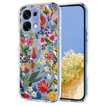 For Oppo A6 Pro 5G Case Butterfly Floral Pattern Printing TPU Phone Back Cover