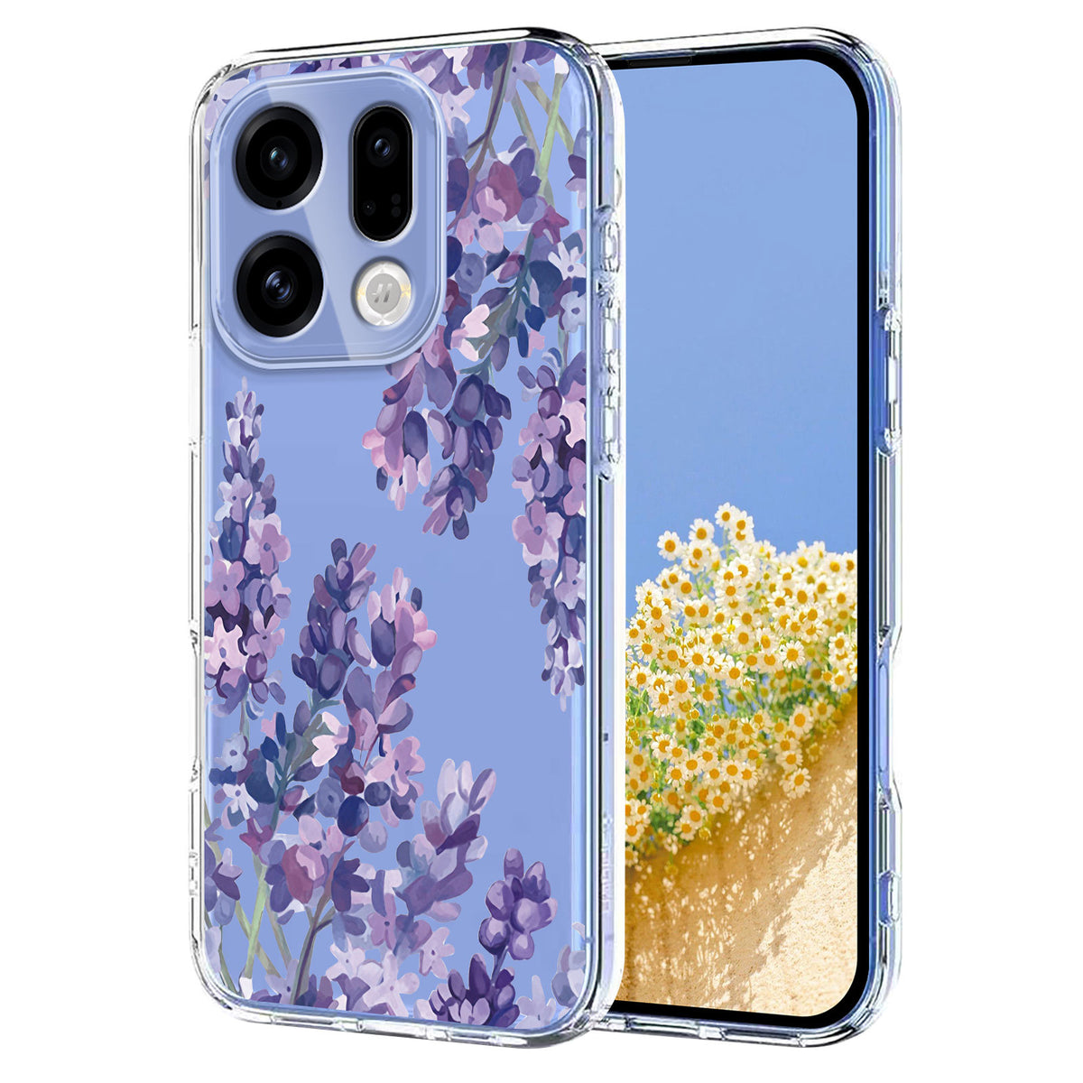 For Oppo Find X9 5G Case Butterfly Floral Pattern Printing TPU Phone Back Cover