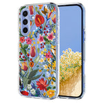 Til Samsung Galaxy A37 5G Cover Butterfly Blomster Mønster Printet TPU Telefon Bagcover