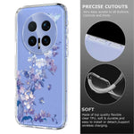 For Honor Magic8 Pro 5G Case Butterfly Floral Pattern Printing TPU Phone Back Cover