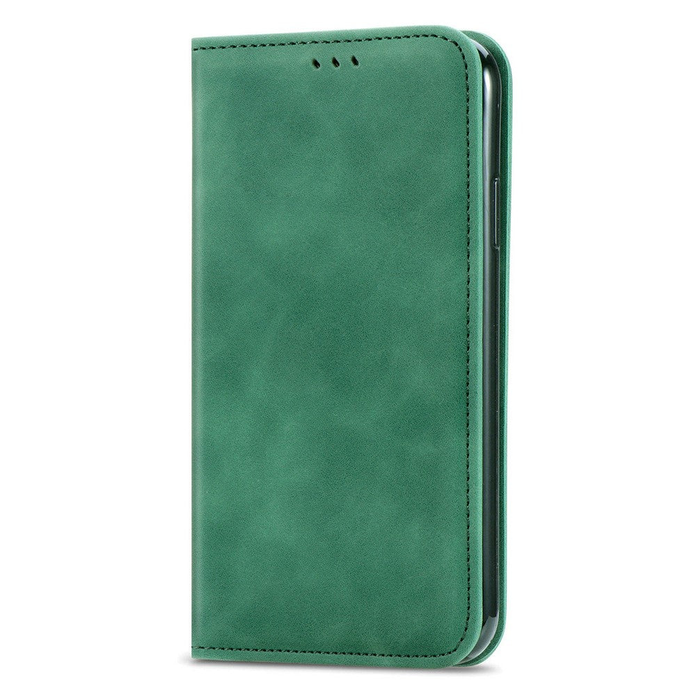 For Honor Magic8 5G Leather Case with Card Holder Magnetic Absorption Phone Cover