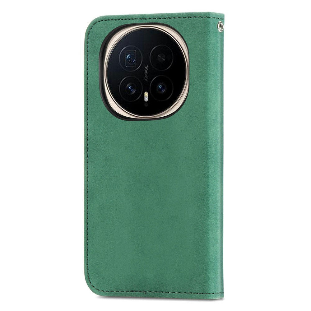 For Honor Magic8 5G Leather Case with Card Holder Magnetic Absorption Phone Cover
