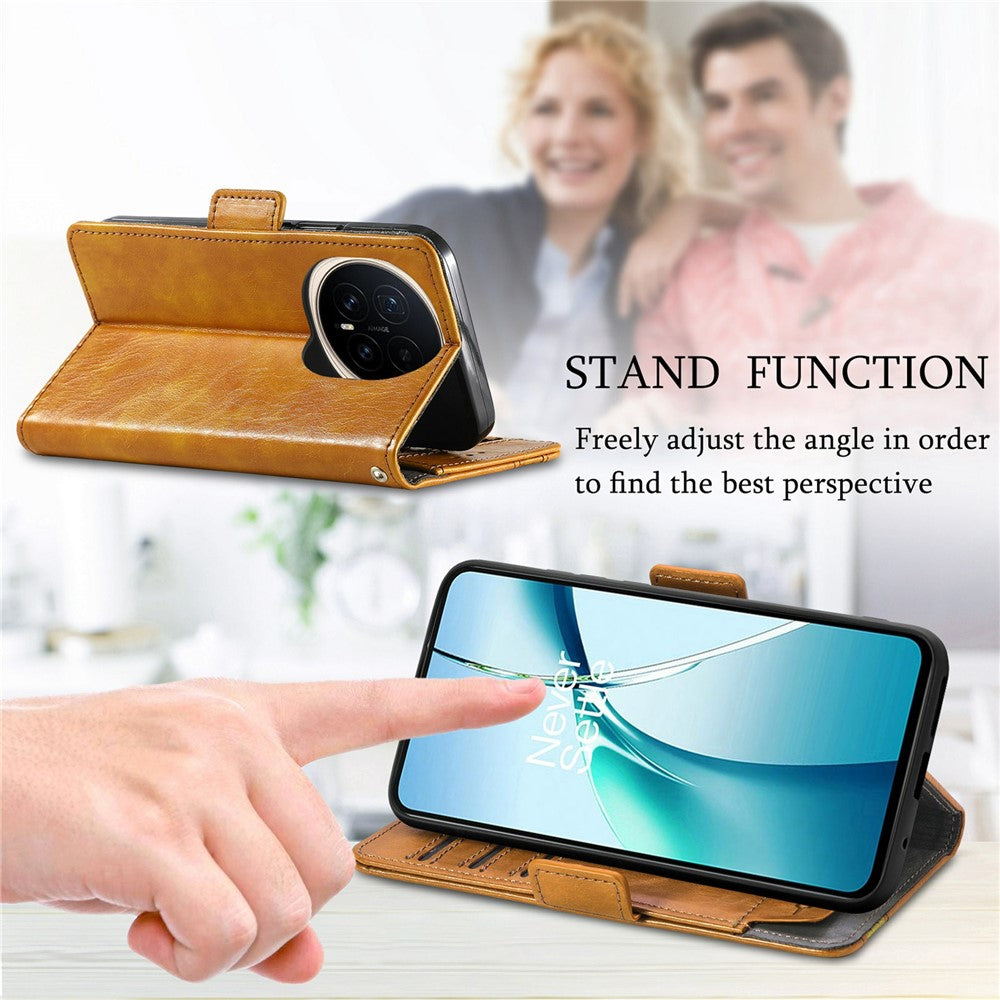 CASENEO For Honor Magic8 5G Phone Cases PU Leather Cover Stand with RFID Blocking Wallet
