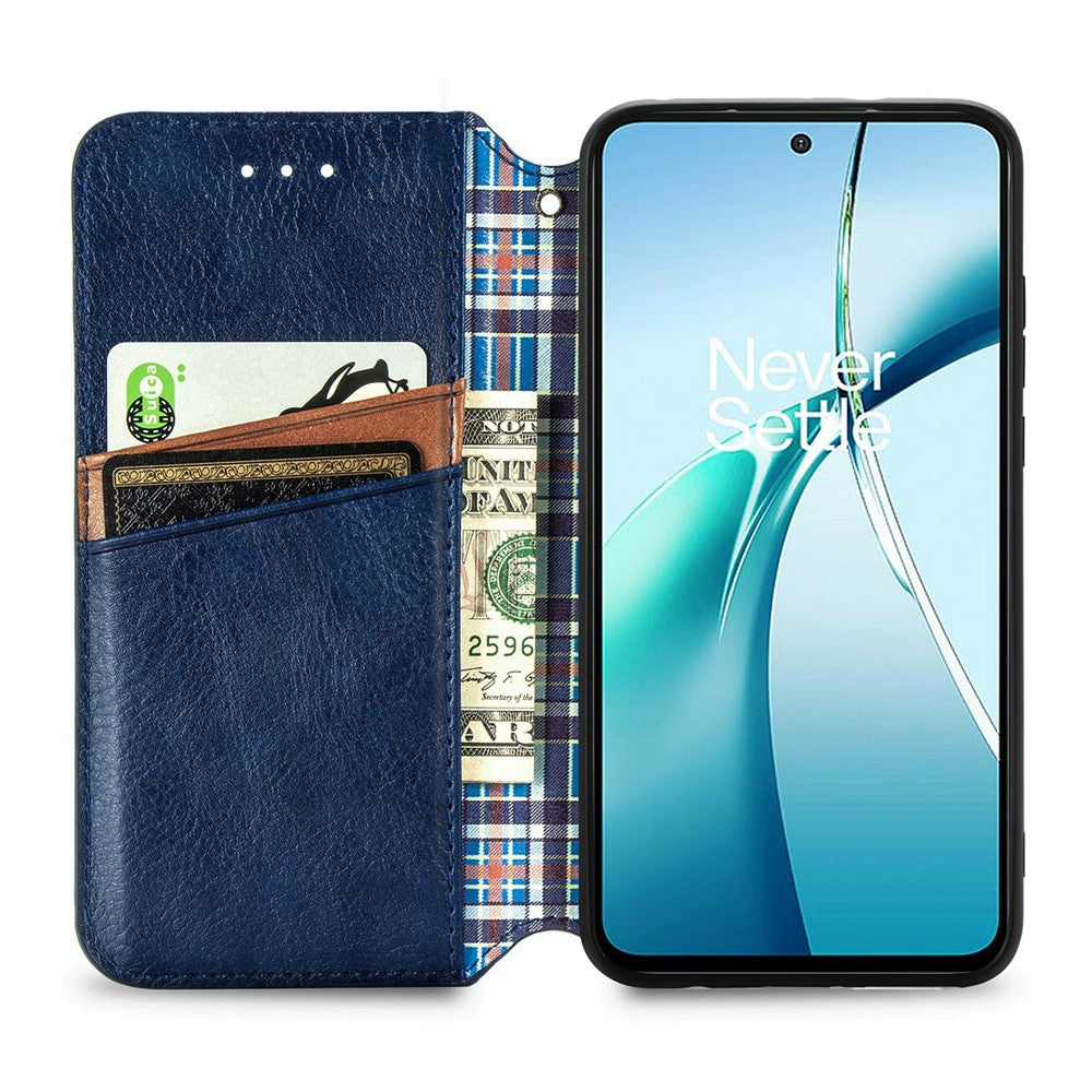 For Honor Magic8 5G Case Rhombus Imprint PU Leather Wallet Phone Cover