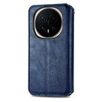 For Honor Magic8 5G Case Rhombus Imprint PU Leather Wallet Phone Cover