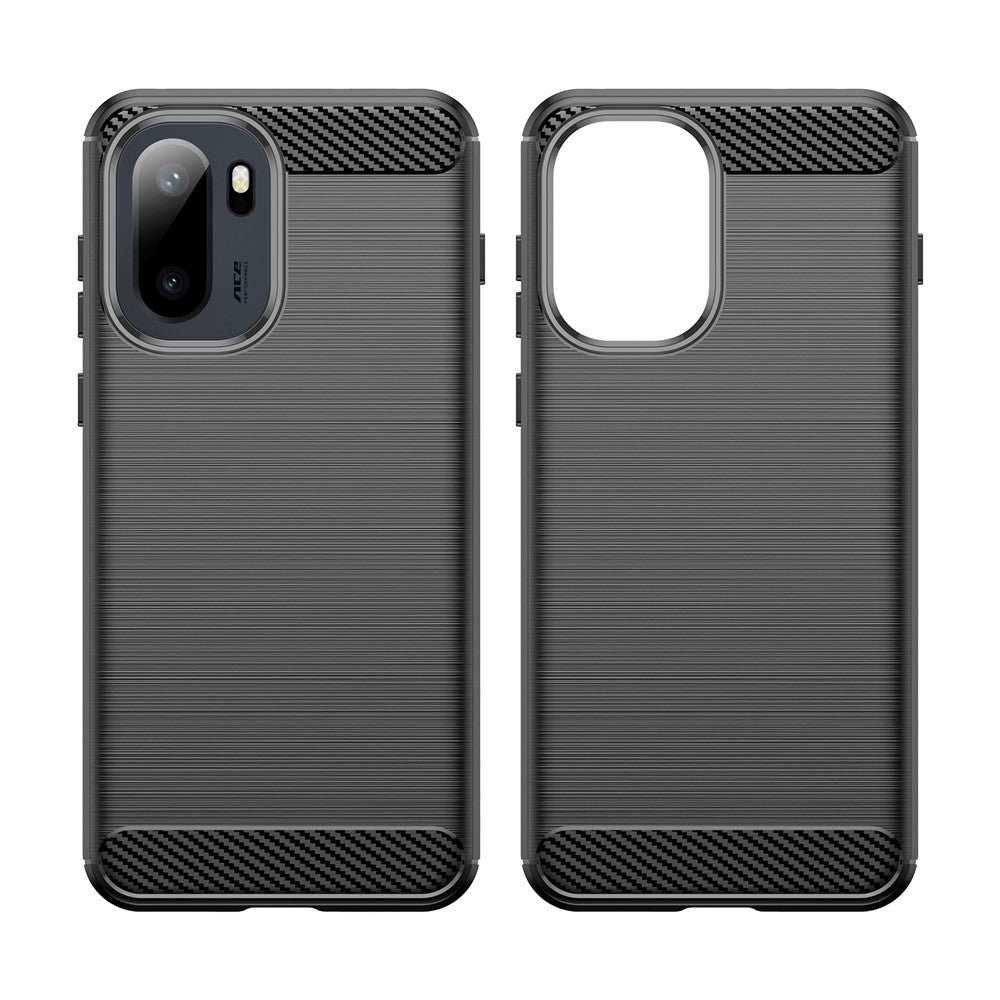 For OnePlus 15R 5G / Ace 6T 5G / Ace 6 5G Case Protective Phone Cover Carbon Fiber Texture Brushed