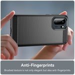 For OnePlus 15R 5G / Ace 6T 5G / Ace 6 5G Case Protective Phone Cover Carbon Fiber Texture Brushed