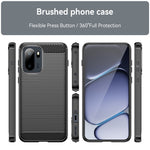 For OnePlus 15R 5G / Ace 6T 5G / Ace 6 5G Case Protective Phone Cover Carbon Fiber Texture Brushed
