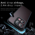 For Oppo Find X9 5G Case Skin-Touch TPU + PC Matte Phone Back Cover, Transparent Black