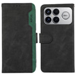 ABEEL For Xiaomi Redmi K90 Pro Max 5G / Poco F8 Ultra Case Color Splicing Leather Flip Phone Cover RFID Blocking