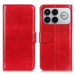 Phone Case For Xiaomi Redmi K90 Pro Max 5G  /  Poco F8 Ultra Crazy Horse Texture PU Leather Phone Stand Cover