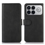Phone Case For Xiaomi Redmi K90 Pro Max 5G  /  Poco F8 Ultra Cowhide Texture Leather Wallet Phone Cover with Stand