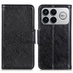 mobilskal för Xiaomi Redmi K90 Pro Max 5G / Poco F8 Ultra Nappatexturerat Delat Läder Plånboksfodral