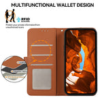 Phone Case For Xiaomi Redmi K90 Pro Max 5G  /  Poco F8 Ultra RFID Blocking Flip Leather Phone Cover