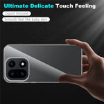 For OnePlus 15 5G Clear TPU Anti-Scratch Phone Case + 2.5D Arc Edge Screen Protector