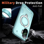 For Xiaomi Poco F7 5G / Redmi Turbo 4 Pro 5G Magnetic Case Military Protection PC + TPU Kickstand Phone Cover