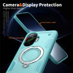 For Xiaomi Poco F7 5G / Redmi Turbo 4 Pro 5G Magnetic Case Military Protection PC + TPU Kickstand Phone Cover