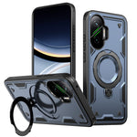 For Xiaomi Poco F7 5G / Redmi Turbo 4 Pro 5G Magnetic Case Military Protection PC + TPU Kickstand Phone Cover