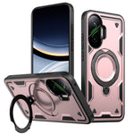 For Xiaomi Poco F7 5G / Redmi Turbo 4 Pro 5G Magnetic Case Military Protection PC + TPU Kickstand Phone Cover
